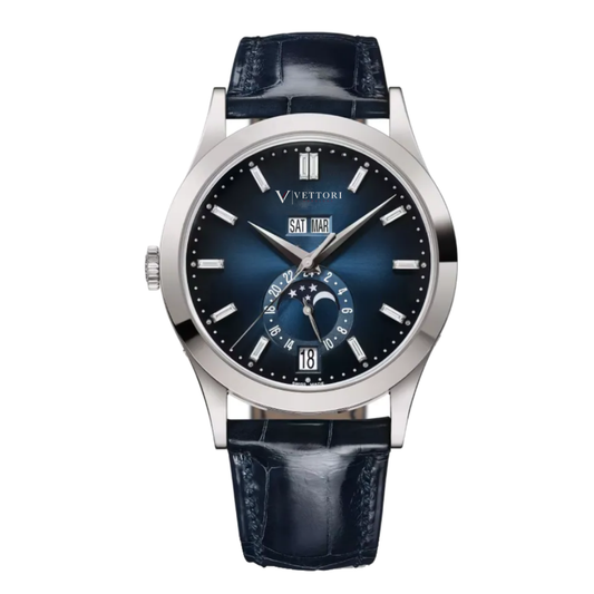 Vettori Annual Calendar 38mm, Grey Dial