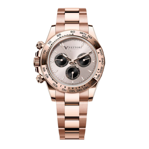 Vettori Chronograph 40mm, Chocolate Dial