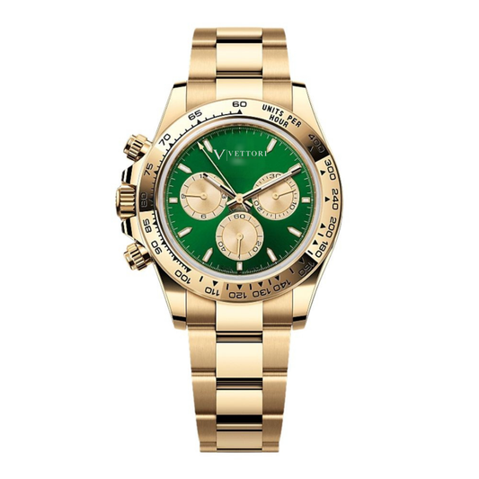 Vettori Chronograph 40mm, Green Dial