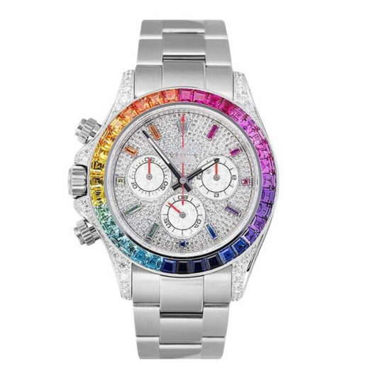 Vettori Chronograph 40mm, White Diamond Dial