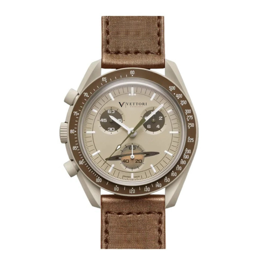 Vettori Chronograph 42mm, Beige Dial
