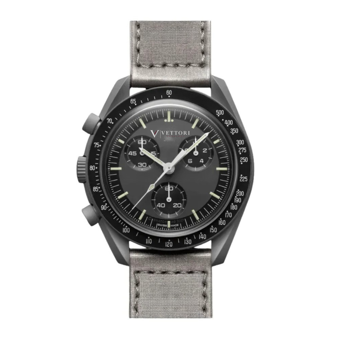 Vettori Chronograph 42mm, Black Dial