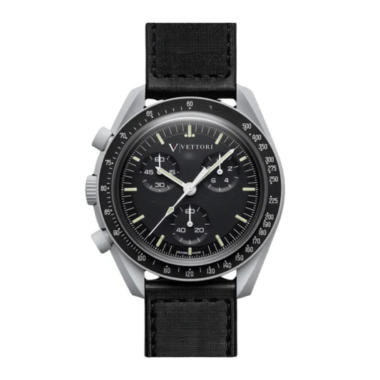 Vettori Chronograph 42mm, Black Dial