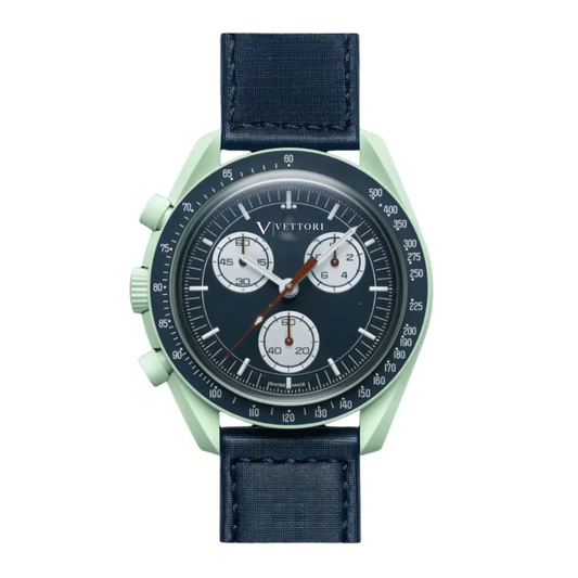Vettori Chronograph 42mm, Blue & Green Dial
