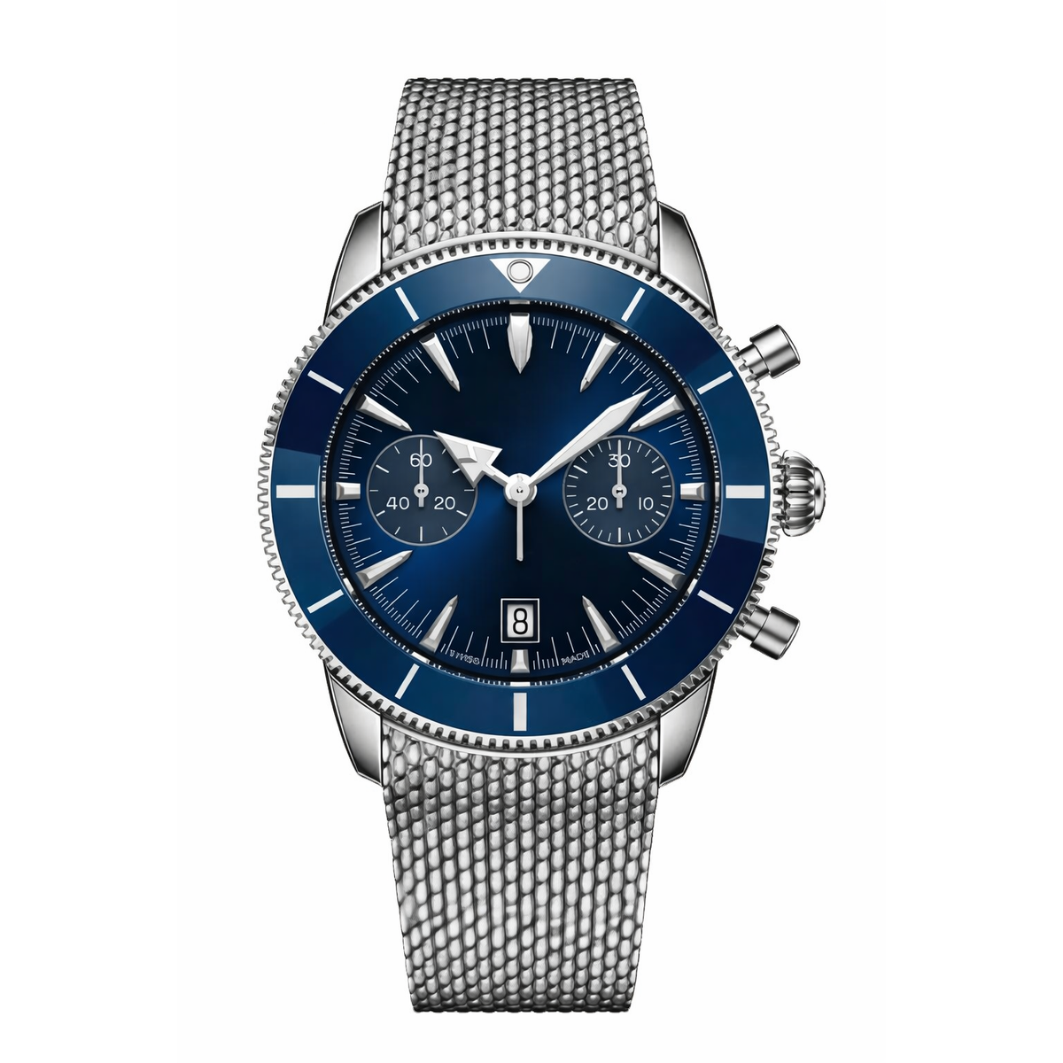Vettori Chronograph 42mm, Blue Dial