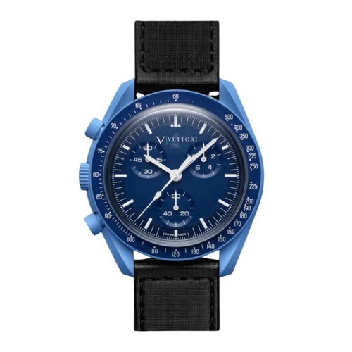 Vettori Chronograph 42mm, Deep Blue Dial