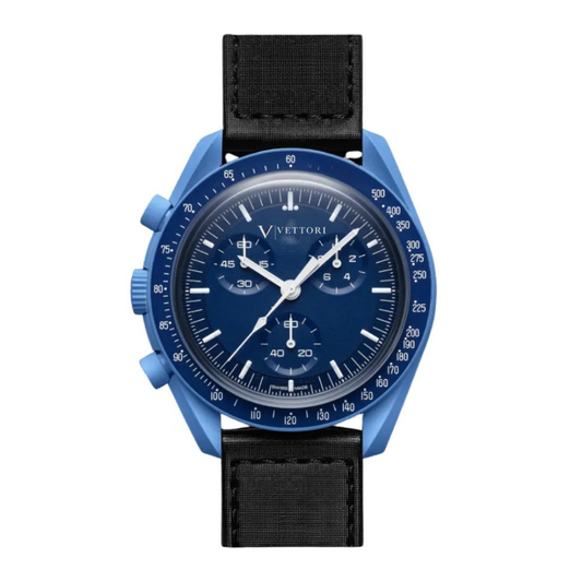 Vettori Chronograph 42mm, Deep Blue Dial