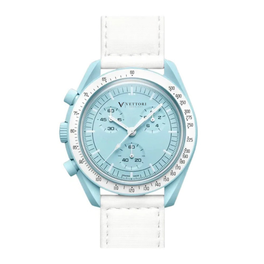 Vettori Chronograph 42mm, Light Blue Dial