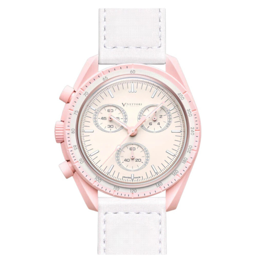 Vettori Chronograph 42mm, Pink Dial