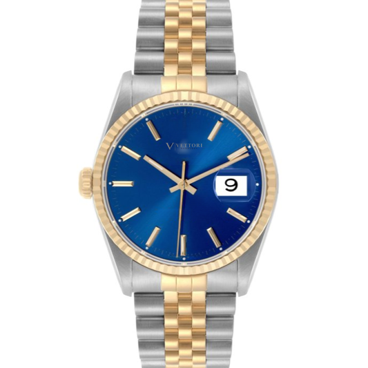 Vettori Classic 36mm, Blue Dial