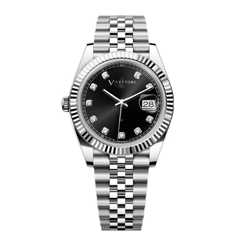 Vettori Classic 41mm, Black Diamond Dial