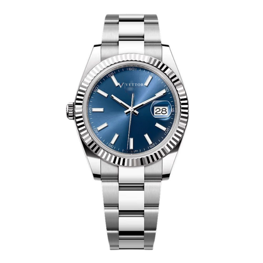 Vettori Classic 41mm, Blue Sunburst Dial