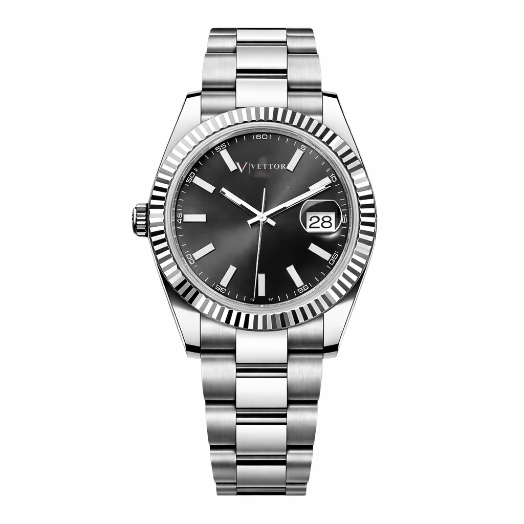 Vettori Classic Date 41mm, Graphite Dial