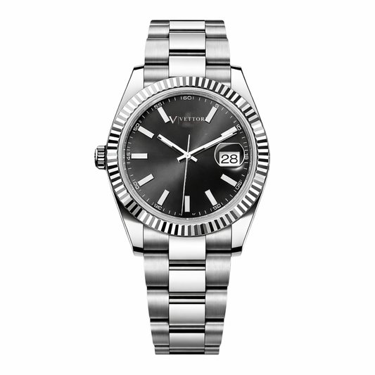 Vettori Classic Date 41mm, Graphite Dial