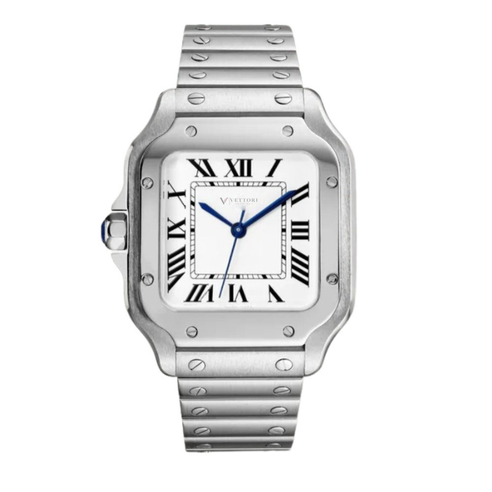Vettori Classic Square 40mm, Silver Dial