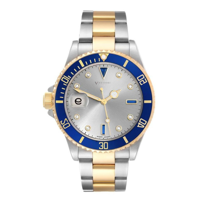 Vettori Diver 40mm, Silver Dial