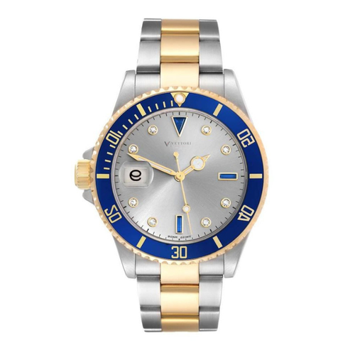 Vettori Diver 40mm, Silver Dial