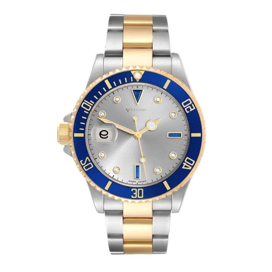 Vettori Diver 40mm, Silver Dial