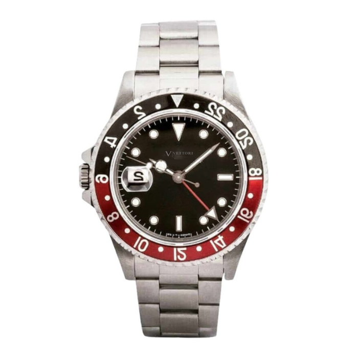 Vettori Dual Time 40mm, Black Dial