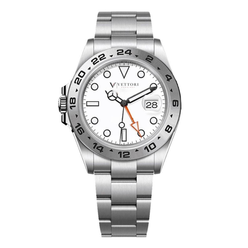 Vettori Field 42mm, White Dial