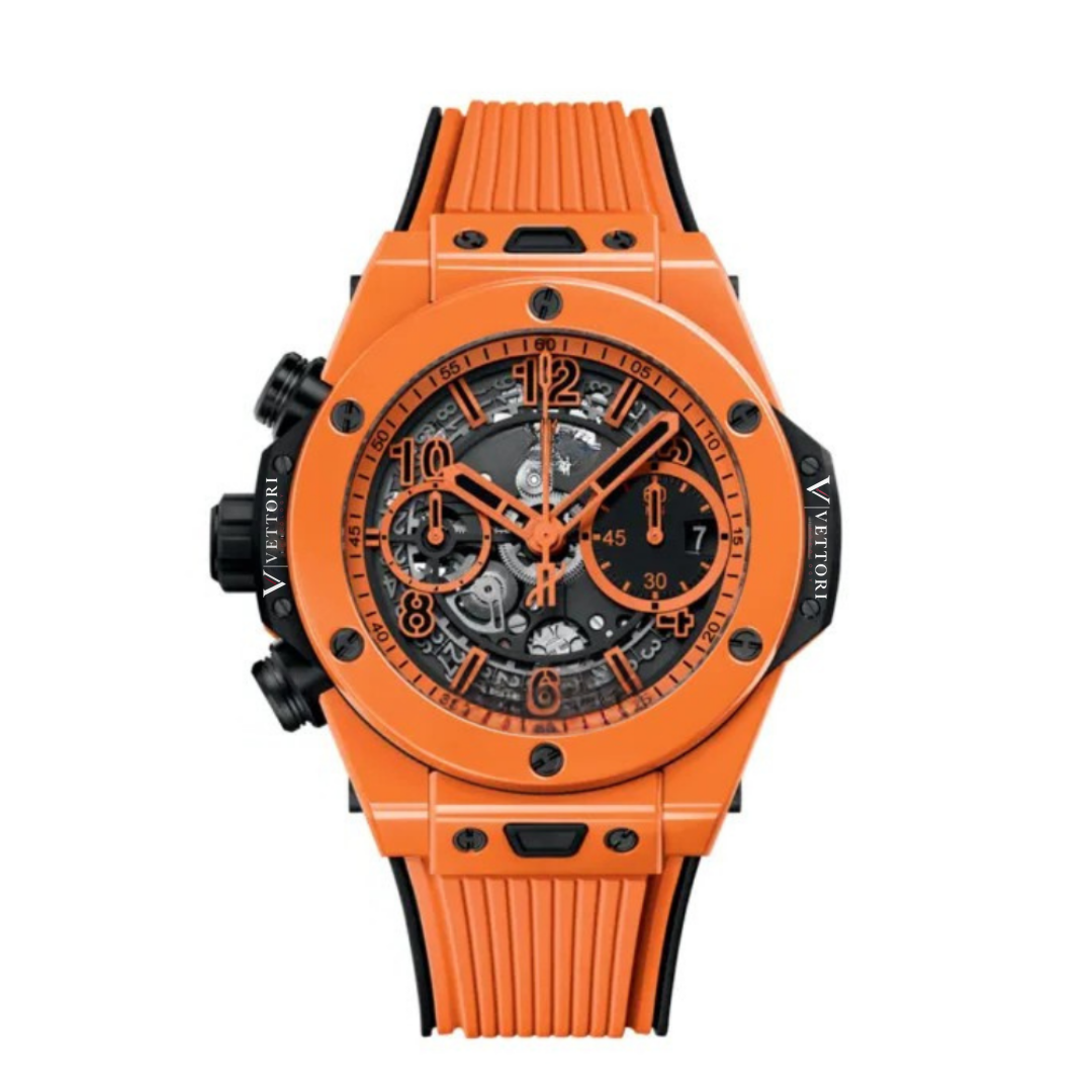 Vettori Fusion Chronograph 42mm, Black Skeleton Dial