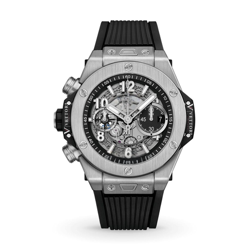 Vettori Fusion Chronograph 44mm, Black Skeleton Dial