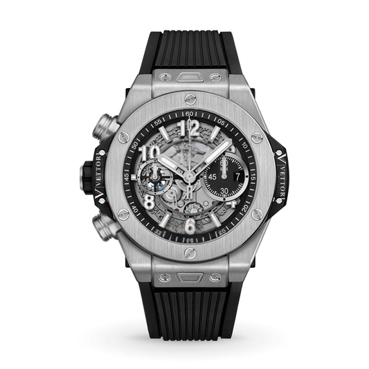 Vettori Fusion Chronograph 44mm, Black Skeleton Dial