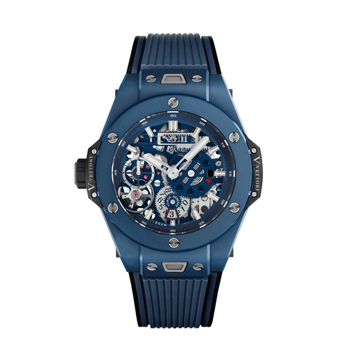 Vettori Fusion Power Reserve 45mm, Blue Skeleton Dial