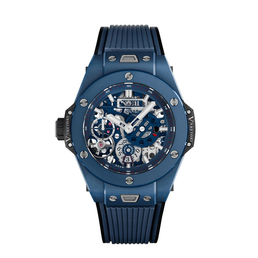 Vettori Fusion Power Reserve 45mm, Blue Skeleton Dial
