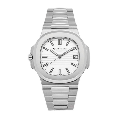 Vettori Integrated Classic 40mm, White Dial