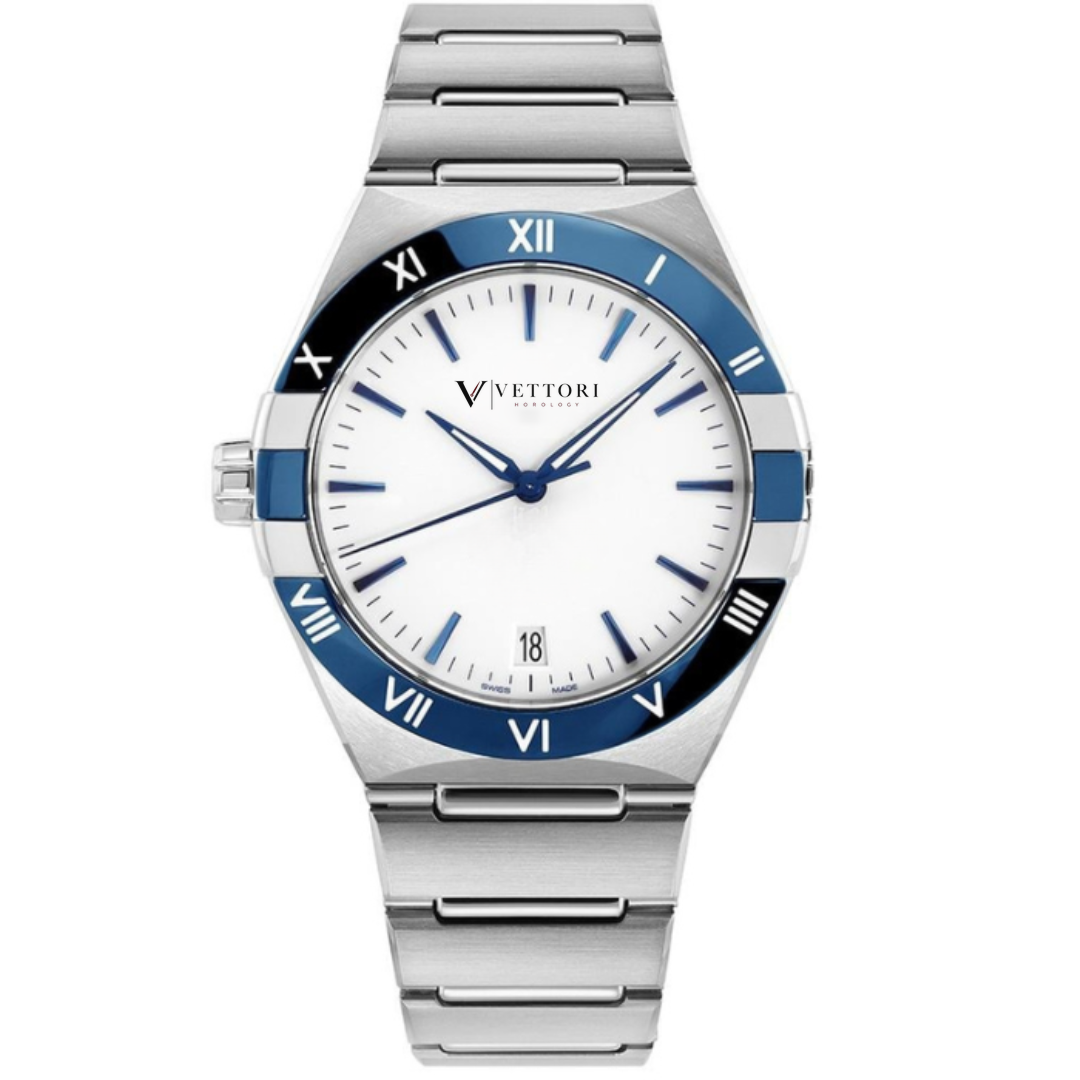 Vettori Integrated Sport 41mm, White Textured Dial