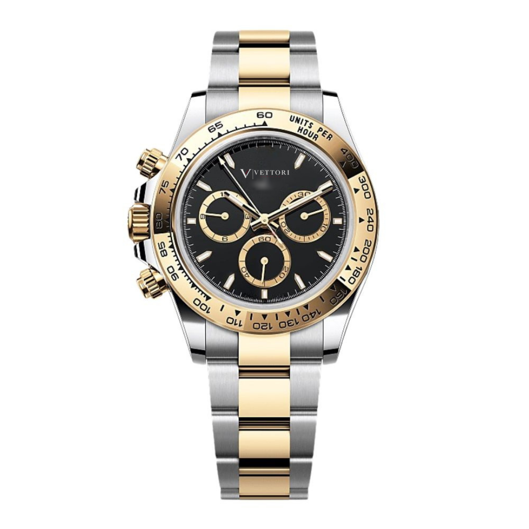 Vettori Racing Chronograph 40mm, Black Dial