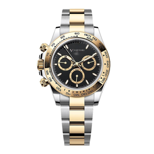 Vettori Racing Chronograph 40mm, Black Dial