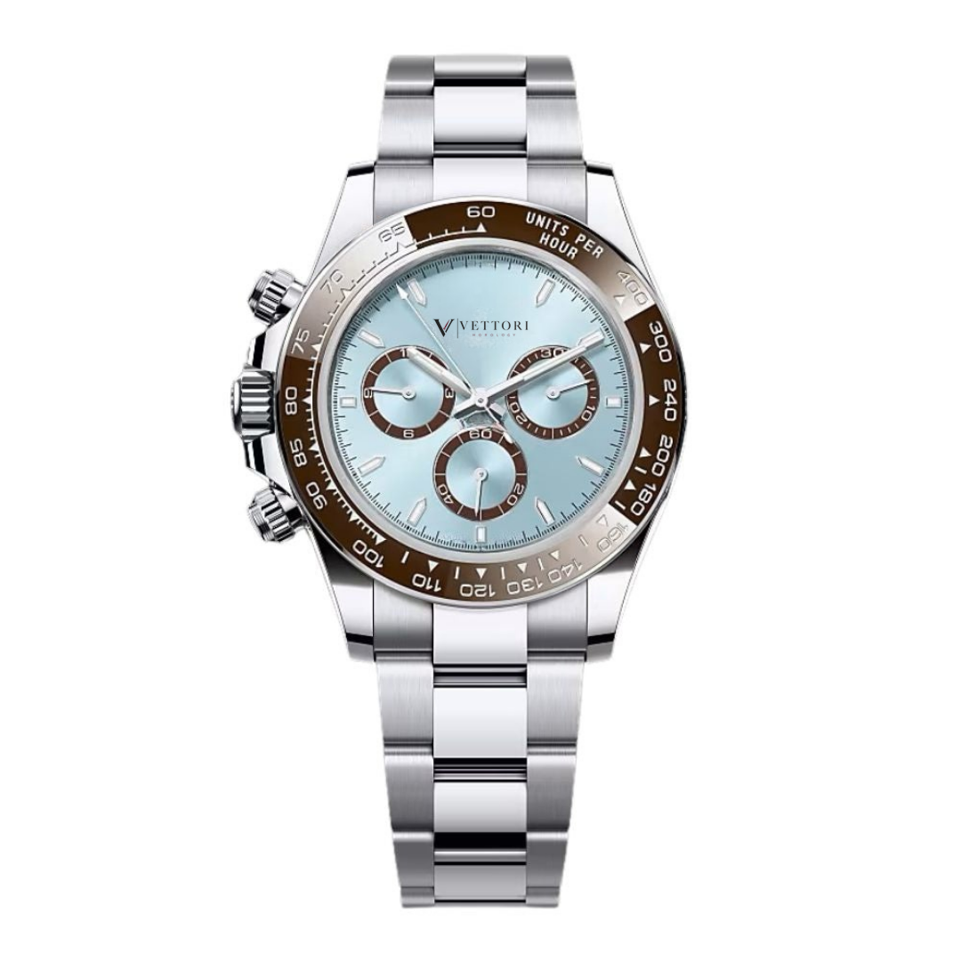 Vettori Racing Chronograph 40mm, Ice Blue Dial