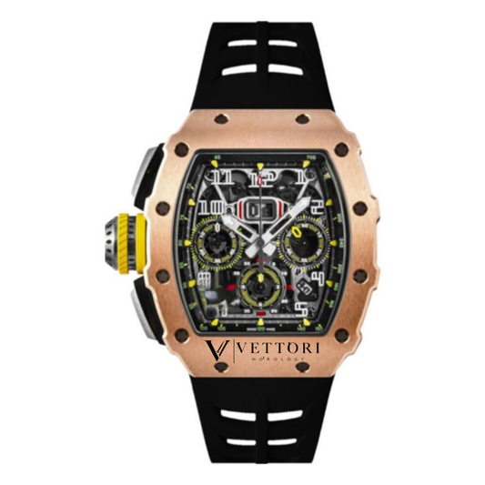 Vettori Skeleton Chronograph 44mm, Openworked Dial