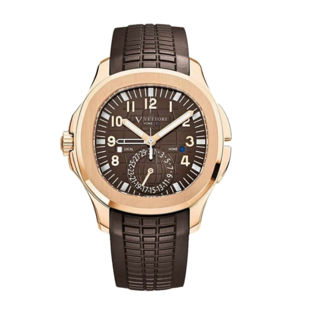 Vettori Sport Travel 40mm, Brown Embossed Dial